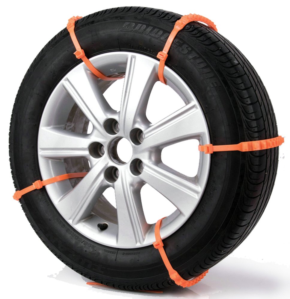 SupaGrip Snow Chain Emergency Traction Aids for All Vehicles, Metal, Plastic, Rubber