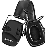 ZOHAN EM054 Electronic Ear Protection for Shooting Range with Sound Amplification Noise Reduction, Ear Muffs for Gun Range