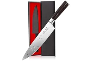 imarku Japanese Chef Knife - Sharp Kitchen Knife 8 Inch Chef's Knives HC Steel Paring Knife, Unique Gifts for Men and Women, 