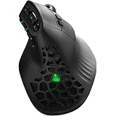 SOLAKAKA E9 Ergonomic Vertical MMO Mouse with 10 Side Buttons,Black | 24800 DPI,45&deg; Vertical Grip,Tri-Mode 2.4G/BT/USB-C,RGB,Web Driver,Programmable Macros for PC/Mac