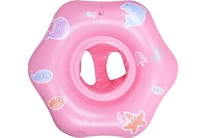 Baby Pool Floats Swimming Ring: Baby Floaties for Infants 6-48 Months Toddler Qoosea Baby Swimming Floats with Patch Kit