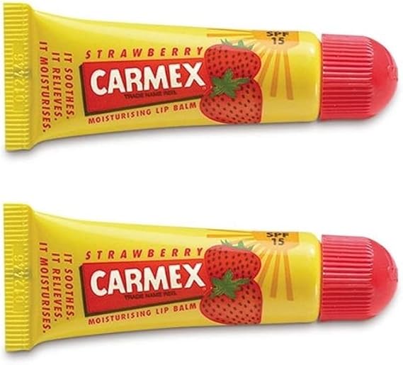 Carmex Lip Balm Strawberry 10g Pack of 2 Amazon.co.uk Beauty