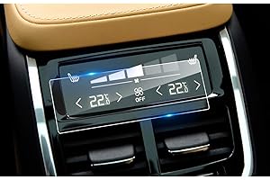 LFOTPP Rear Climate Display Control Touch Screen Protector for 2016-2017 V olvo XC60 V90 XC90 Clear Tempered Glass Screen Pro
