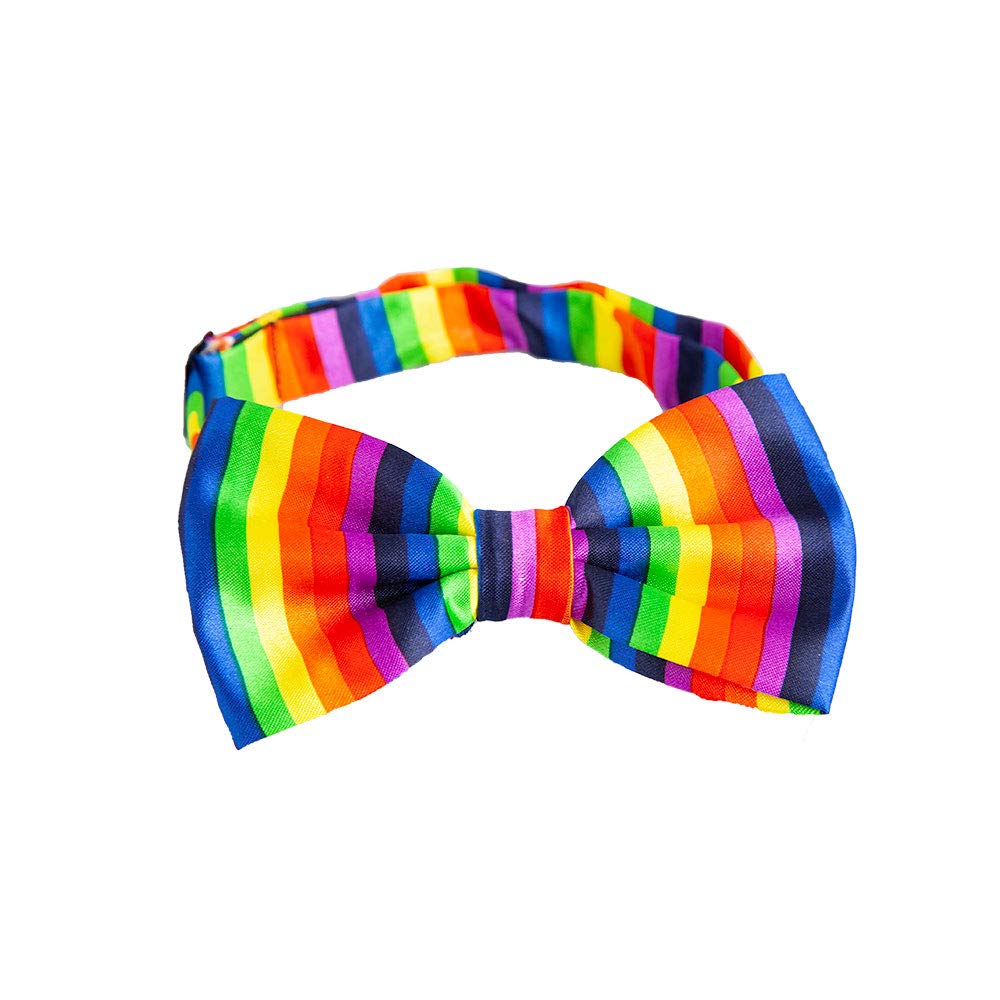 Wicked Costumes Adult Pride Rainbow Bow Tie Accessory