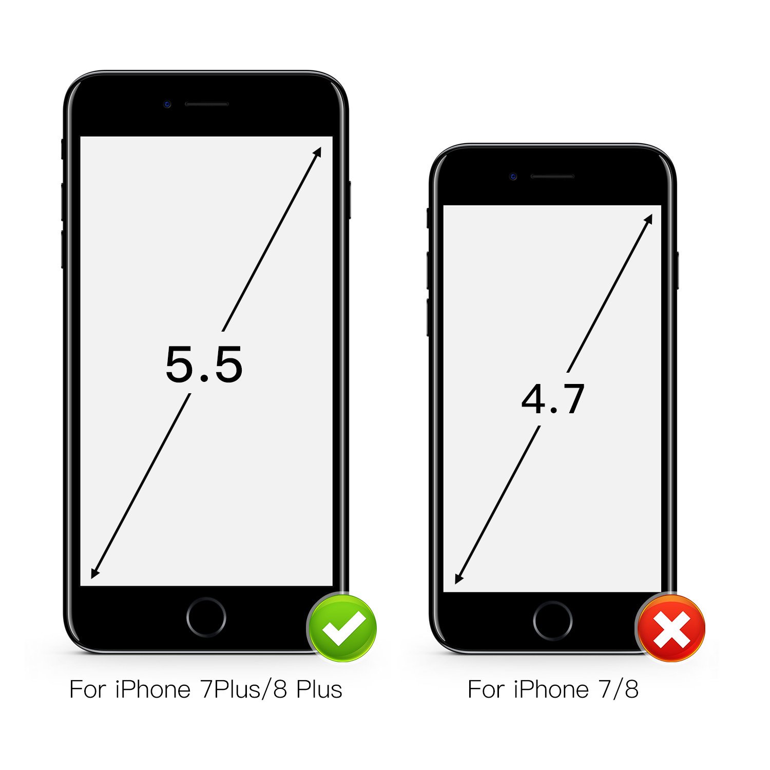 Coque iphone 7 plus, Coque iphone 8 plus,J Jecent [Fibre de Carbone] Silicone TPU Souple Bumper Case Cover de Protection Premium Non Slip Surface Housse Etui [Anti-Choc et Anti-Rayures] Coque pour iPhone 7 plus（2016）/ iphone 8 plus (2017) 5