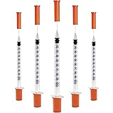 U-100 1cc Syringes with 31g 5/16" (8mm) , Individually Wrapped, Pack of 100