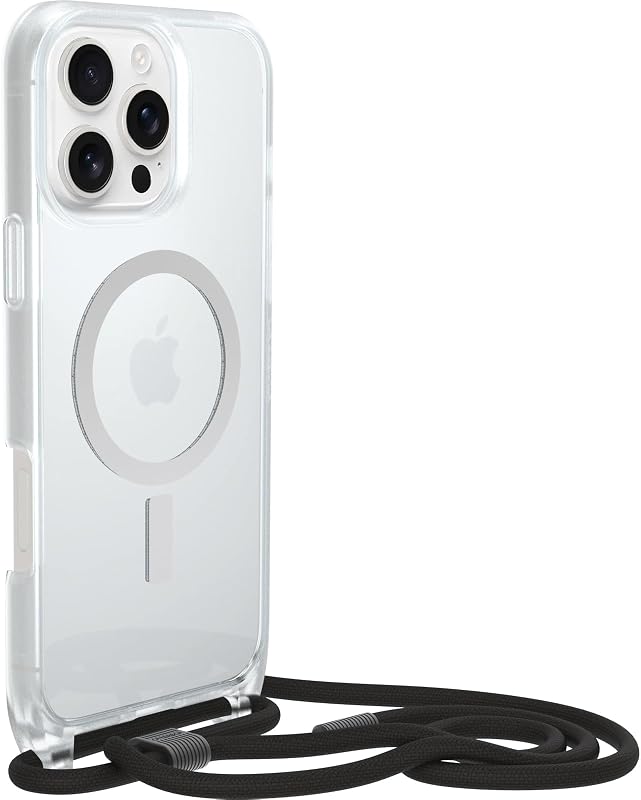 Capa React Necklace MagSafe para iPhone 16 Pro MAX, transparente