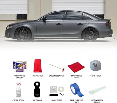 Dipyourcar Pro Auto Kit Anthrazit Grau Limousine Grosse Ohne Spritze Amazon De Auto Motorrad