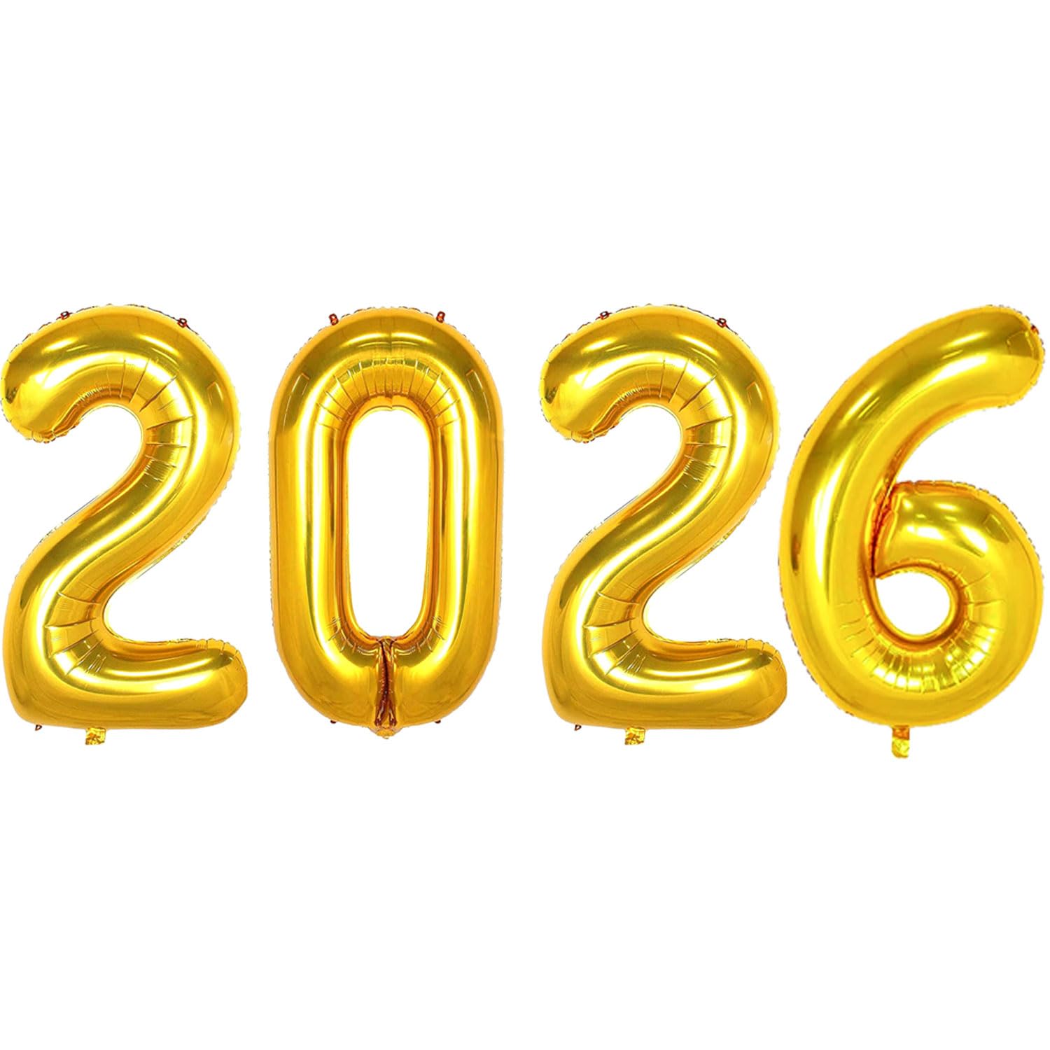 Photo 1 of 2026 Balloons Gold, 16 Inch 2026 Balloons Number, 2026 Balloon Numbers for 2026 New Years Eve Party Supplies, 2026 Foil Balloons for New Years Decorations 2026