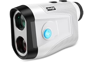 Profey Range Finder Golf Rangefinder with Slope, Rechargeable Laser Rangefinder Golfing & Hunting with Type-C, 6X Magnification Golf Range Finder with High-Precision Flag Locking Vibration