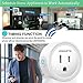 WiFi Smart Plug Outlet, 2 Pack Mini Smart Socket Compatible with Alexa and Google Home,APP Remote Control and Timer Function No Hub Required,Overload Protection,Space-Saving by JOMARTO