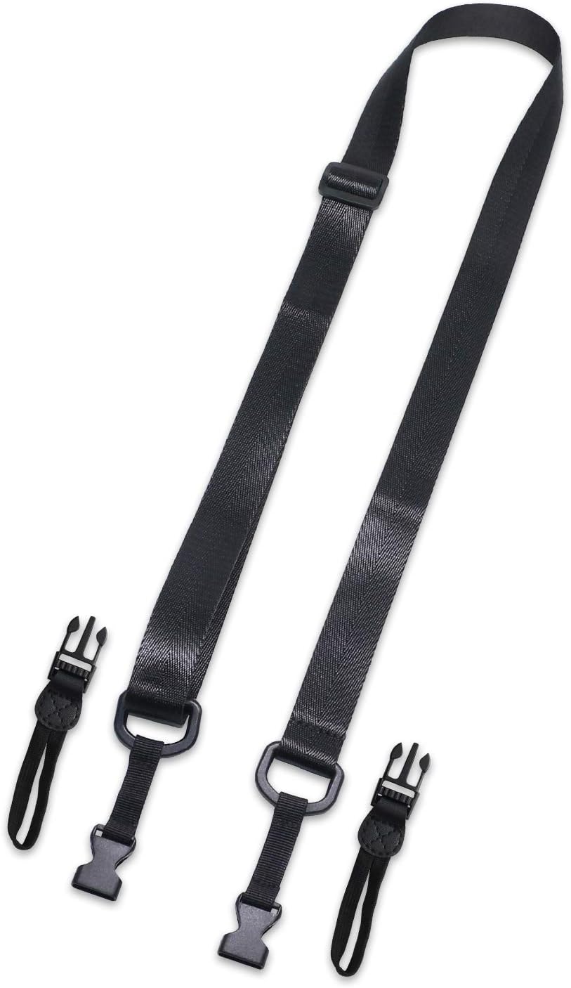 BRAECN Shoulder Strap for Tablet Cases,Adjustable & Removable Universal Carrying Strap,Ultra Comfortable Replacement Shoulder Belt -Black
