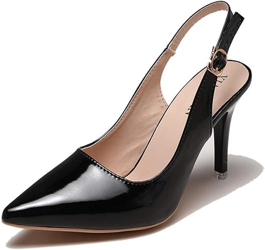 Amazon Co Jp ブウケ アンクルストラップ サンダル ハイヒール レディース ピンヒール ストラップ パンプス 9cmヒール 長さ調整可能 大人 おしゃれ 大きいサイズ スムース調 バックストラップ 美脚 痛くない ヒールサンダル カジュアル 夏 シューズ バッグ