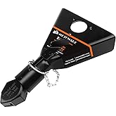 METOWARE 2" A-Frame Trailer Coupler,Fits 2-Inch Hitch Ball, Capacity 7000LBS, Black