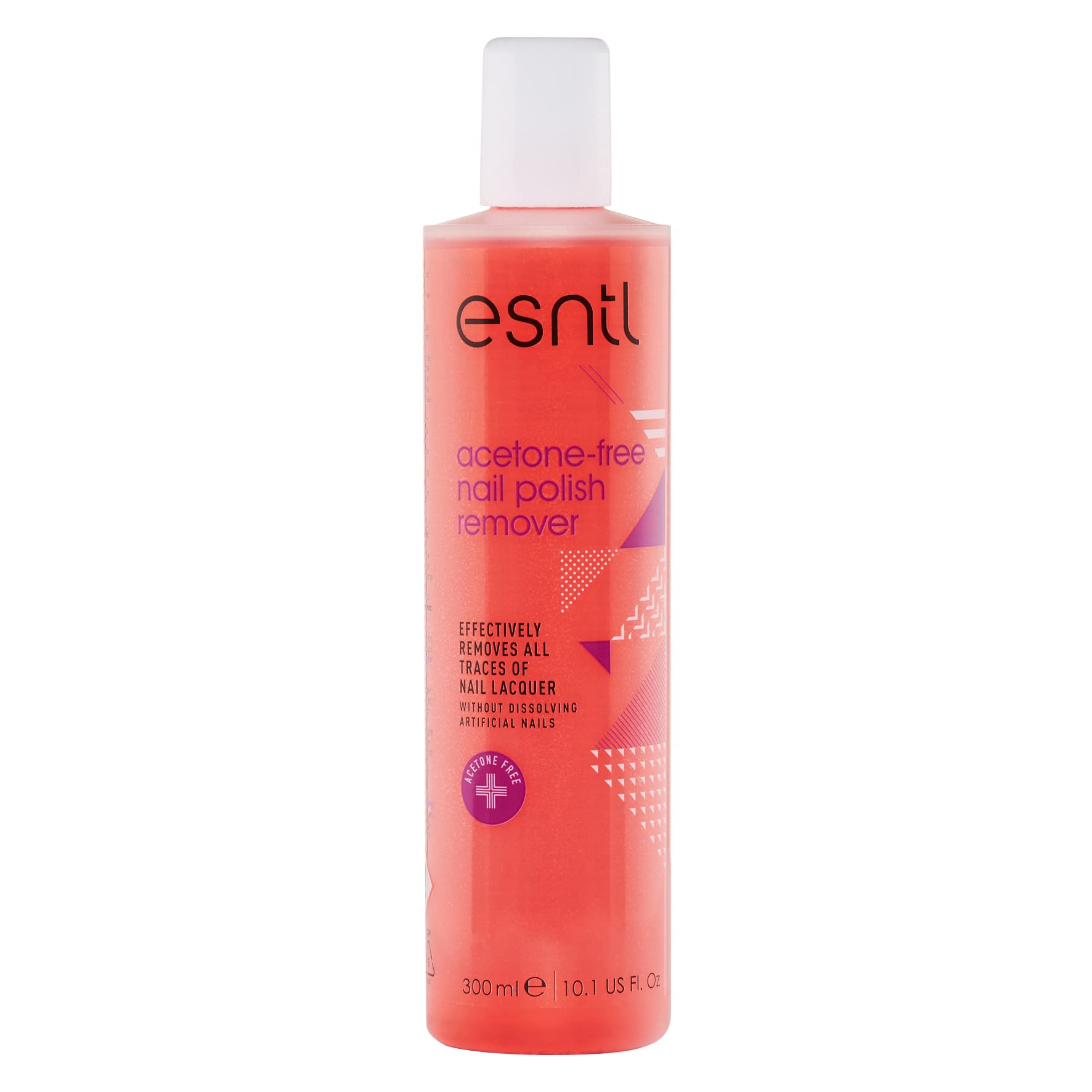 ESNTL Acetone-Free Nail Polish Remover | 300ml | Super Strength Formula | Trusted by UK Beauty Salons (300ml)