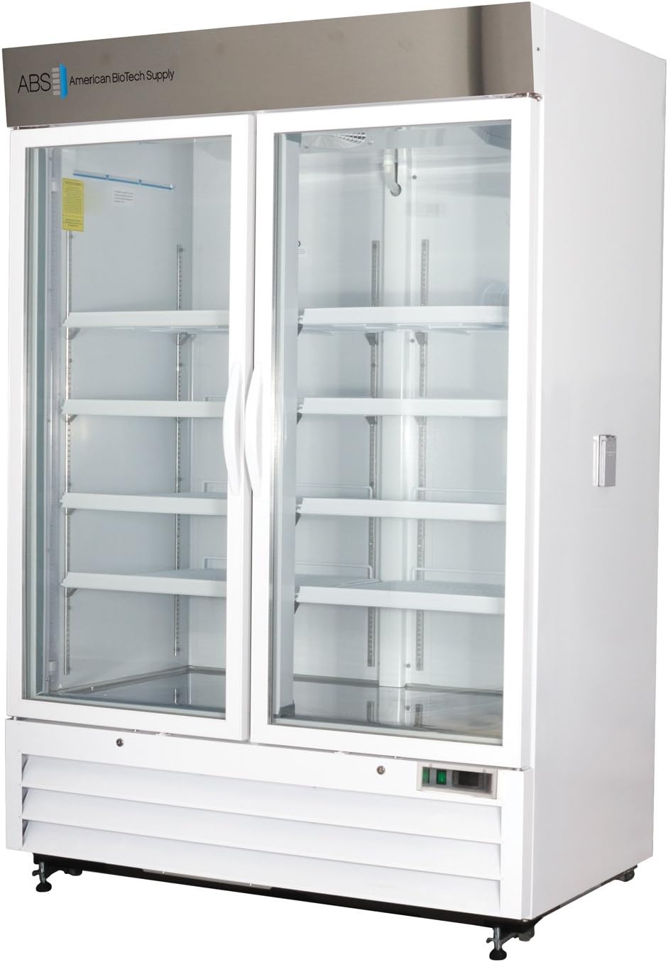 American BioTech Supply ABT-CS-49 Standard Glass Door Chromatography Refrigerator, 49 cu. ft. Capacity, White