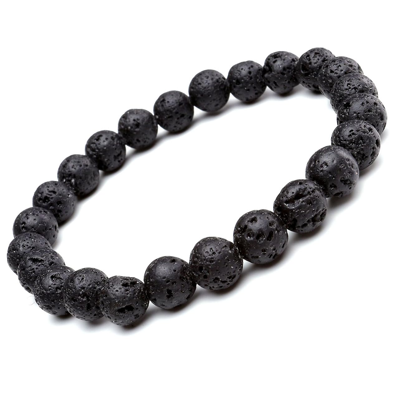 Jovivi Lava Rock Beads Anxiety Bracelet for Men Women Natural Semi Precious Gemstone Healing Crystal Reiki Essential Oil Diffuser Bracelet Yoga Meditation Jewellery Gifts