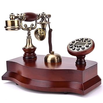 Antikes Altes Telefon Gesetztes Europaisches Retro Haus