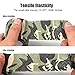 OUTERDO 6 Rolls 14.8x0.16ft Military Camouflage Tape Camo Wrap Outdoor Self-adhesive Protective Camo Form Non-woven Fabric Camo Stretch Bandage for Hunting Gun,Firearms,Knives,Flashlight,Woodland Camo