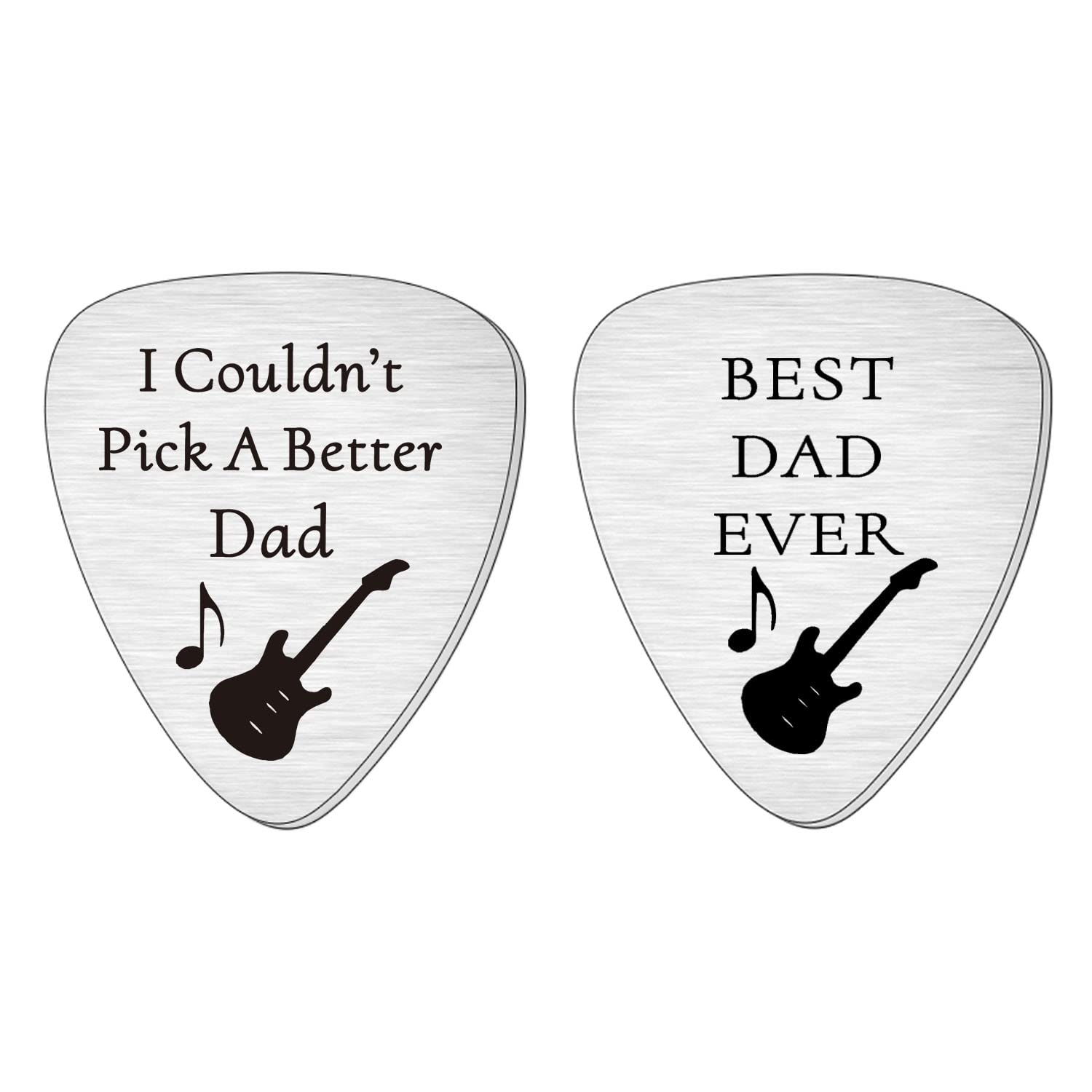 SMARGO I Couldn't Pick A Better Dad Guitar Pick Plectrum Gifts For Dad Daddy Father's Day Birthday Christmas Presents Dad I Love You Always & Forever
