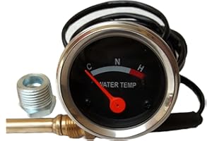 Water Temp Gauge fits JD 2510 3020 4000 4020 4320 4520 4620 Commercial Tractors JD 500 Series A & B Backhoe Loader JD 500A, J