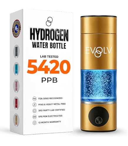 Amazon.com: EVOLV Hydrogen Water Bottle Generator – SPE & PEM