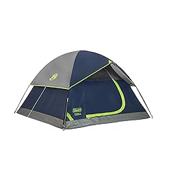 Coleman Sundome Camping Tent with Rainfly, 2/3/4/6