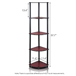 Furinno Turn-N-Tube 5 Tier Corner Display Rack