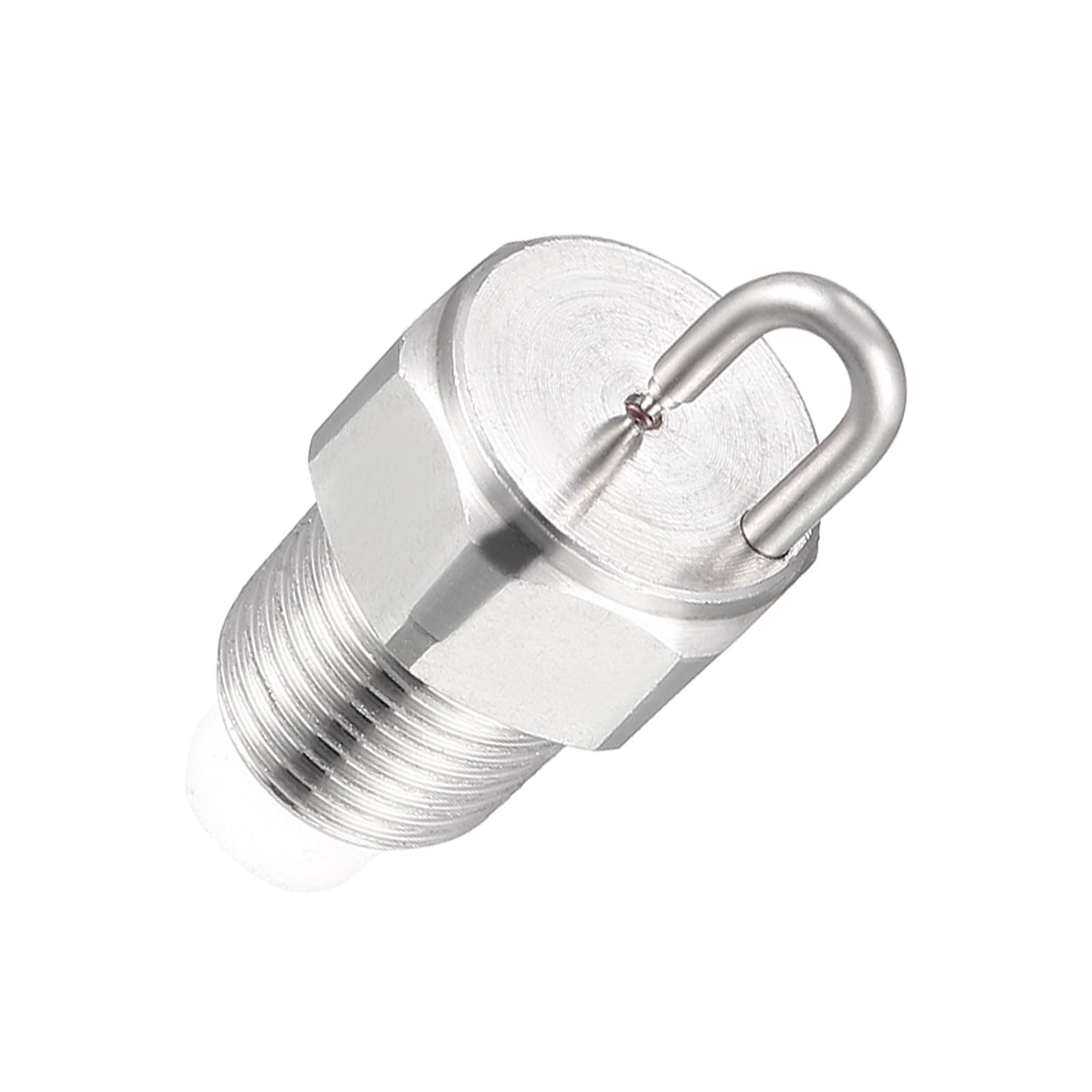 METALLIXITY Pin Misting Jet Nozzle (0.15mm/0.006") 1Pcs, Stainless Steel 1/8 BSPT Replacement Heads with Filter - for Outdoor Cooling System, Silver