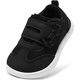 STQ KIDS Wide Toe Box Toddler Shoes Zero Drop Boys Girls Barefoot Shoe Non-Slip Little Kids Sneakers for First Walking