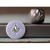 Brand New 6mm Fleur de Lis Metal Punch Design Stamp - Supply Guy - CH-177