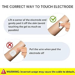 20PCS TENS Unit Replacement Pads, Self-Adhesive