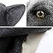 CreepyParty Deluxe Novelty Halloween Costume Party Latex Animal Cat Head Mask Black