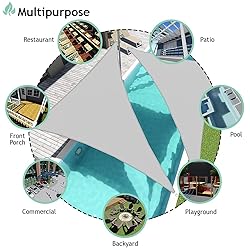 SunnyRoyal 15'x21'x26' Heavy Duty Sun Shade Sail