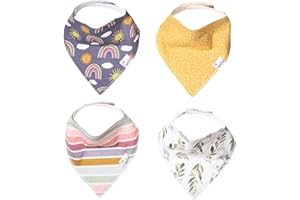Copper Pearl Baby Bandana Drool Bibs for Drooling and Teething 4 Pack Gift Set"Hope", 136 grams (X002GTOX2Z)