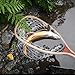 SF Fly Fishing Landing Soft Rubber Mesh Trout Catch and Release Net