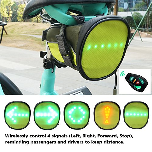 FANCYWING LED Cycling Saddle Bag/Bicycle Underseat Bag w/Reflective