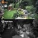 SOLIOM Wireless Outdoor Solar Battery Security Camera, 1080P HD WiFi Home Surveillance Camera, Black