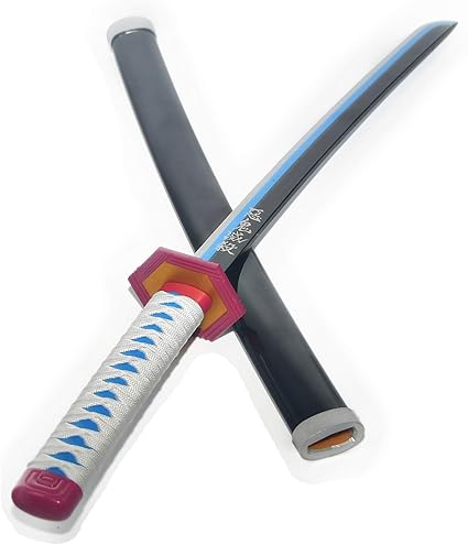 wanqian おもちゃ 日輪刀 鬼滅の刃 冨岡義勇 子供 にちりんとう 77cm キッズ きめつのやいば 日本刀 模造刀 木刀 鬼殺隊 柱 誕生日 コスプレ アニメ 派生玩具