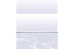 CAROUSELCHECKS 500 Blank Laser/Computer Checks Bottom Style (Blue Marble)