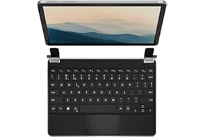 Brydge 10.5 Go+ Wireless Keyboard with Precision Touchpad Compatible with Microsoft Surface Go 1 & 2, Designed for Surface (Silver)