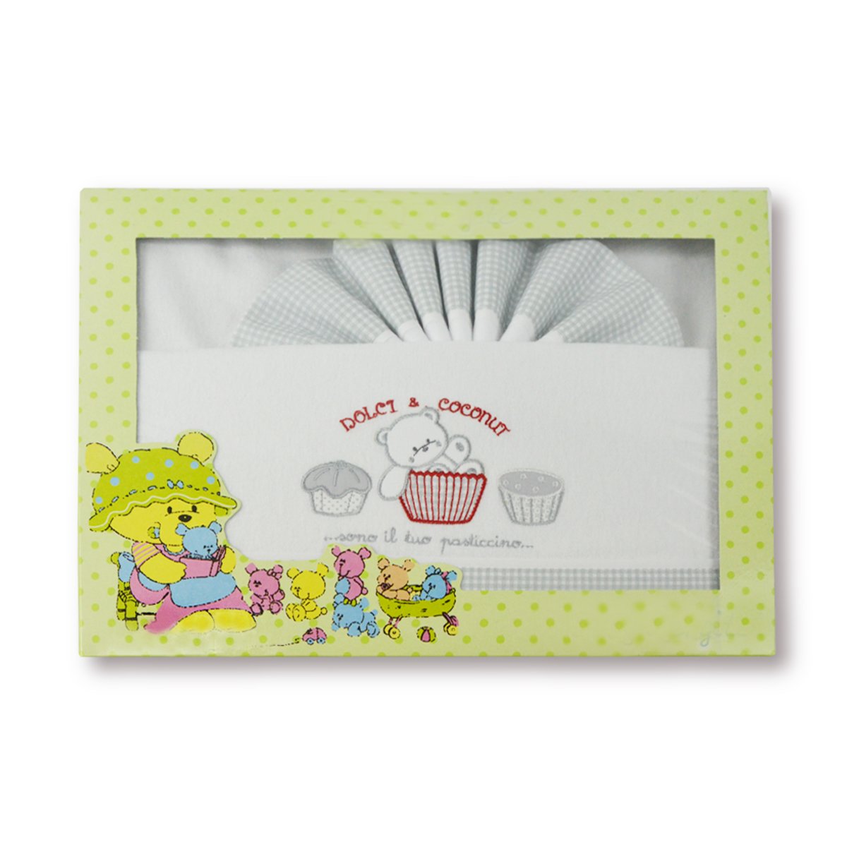 PEKITAS Bebe 3-Piece Flannel Sheet Set for Cot 60 x 120 cm 100% Cotton Made in Portugal