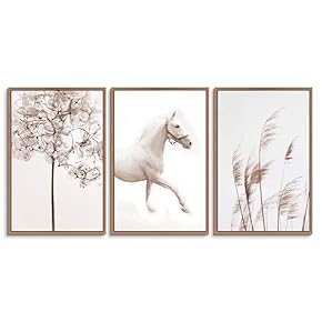 signwin 3 Piece Framed Canvas Wall Art Running...