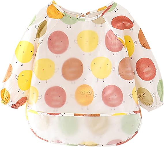 Amazon Co Jp 食事用エプロン ベビー 長袖 お食事エプロン スモック 赤ちゃん 離乳食 エプロン 食事エプロン 子供 食事 スタイ ビブ 保育園 お食事スタイ よだれかけ 防水 洗濯機 ポケット付き おしゃれ かわいい 男の子 女の子 プレゼント ギフト 服 ファッション小物