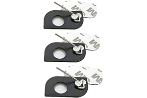 HRCHCG Black Stainless Steel Arrow Rest Archery RH LH Recurve Bow Arrow Rest Hunting Shooting Targeting Accessory(Pack of 3)