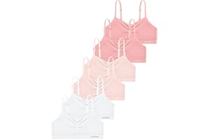 Livona Training Bras for Girls-Sports Bra, Fitness Bra, Padded Everyday Bra Bralette,Crop Cami Tank Top (6-14)