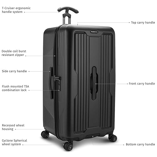 Traveler's Choice Ultimax Polycarbonate Hardside Trunk Luggage