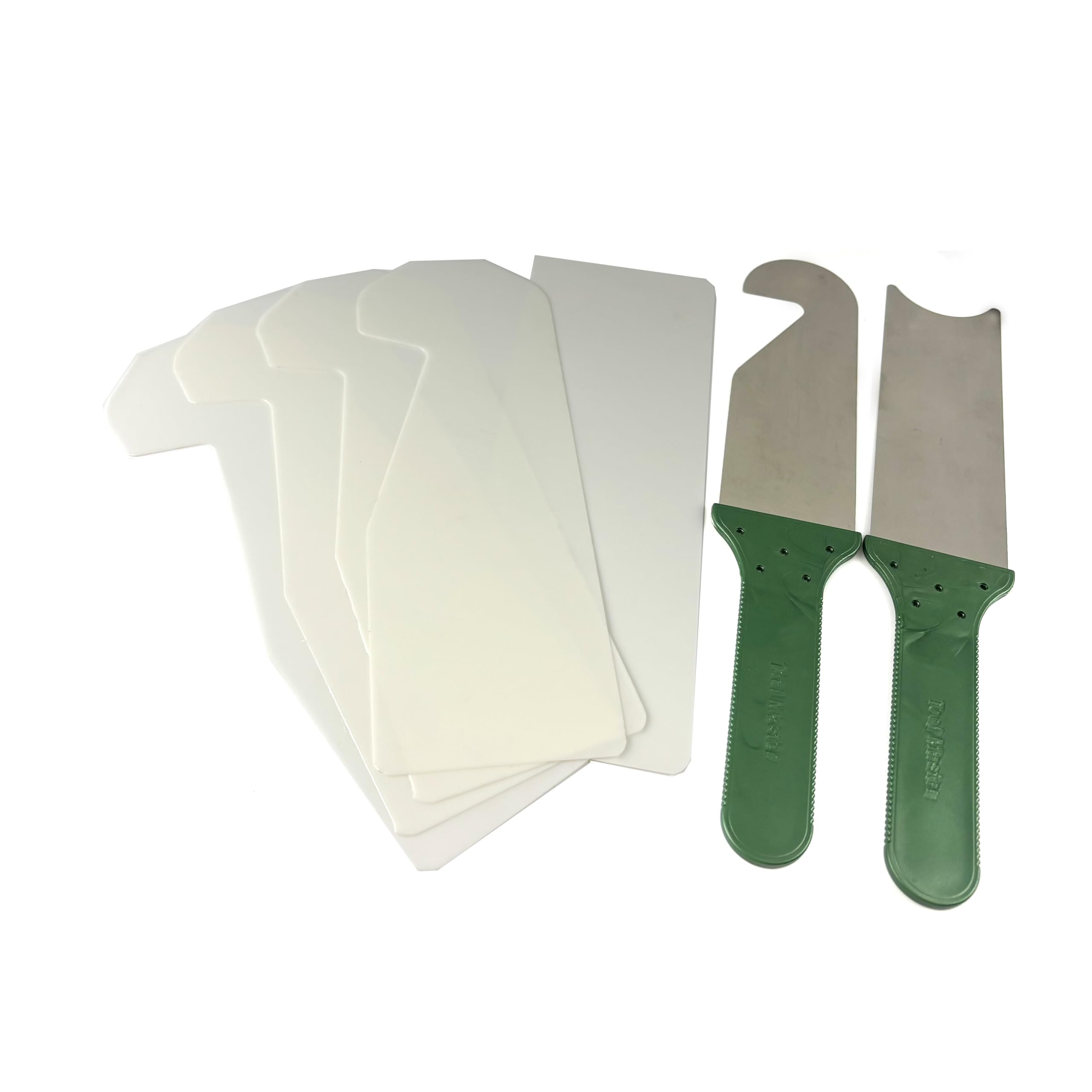 QiDAi Civil Door Lock Picking Set,2pcs Stainless Steel Lengthened Bypass Sheet with 5pcs Nano Plastic Sheet Door Latch Opening Tools