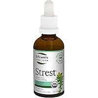 ST FRANCIS HERB FARM Strest® (50ml) Stress Relief with Ashwagandha, Holy Basil, Rhodiola, Siberian Ginseng, Oat (1 Tincture) 