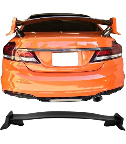 Amazon.com: Pre-Painted Trunk Spoiler Compatible with 2012-2015